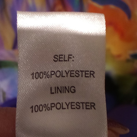 Oleg Cassini Paisley Floral Maxi Dress, ladies size 10 - Picture 7 of 10